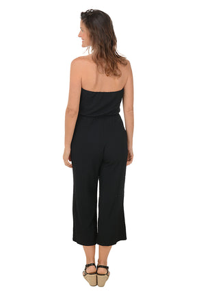 Maldives Strapless Wide Leg Jumpsuit