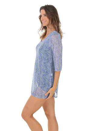 Oasis Mesh Tunic Cover-Up