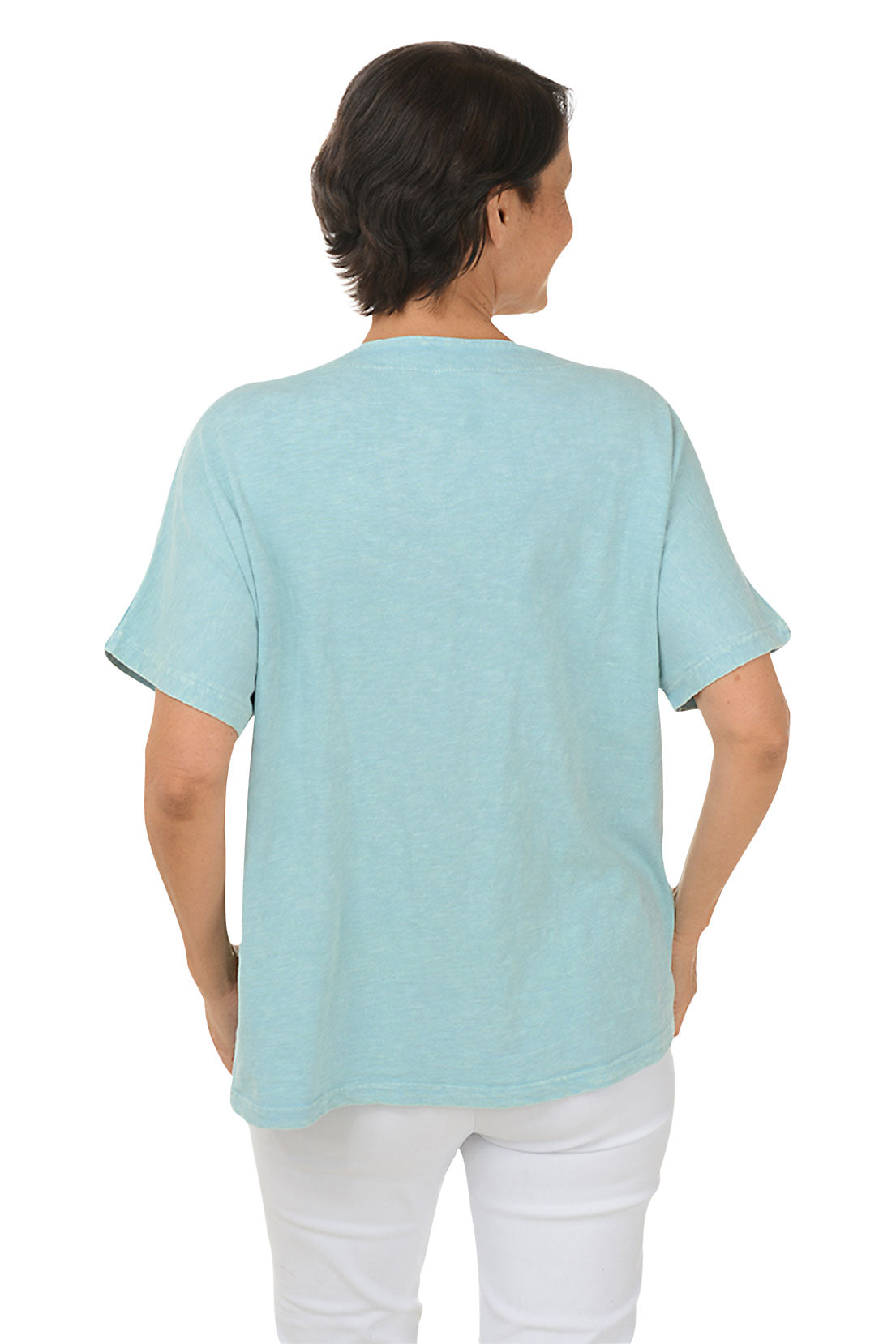 Tempo Ribbed Pocket Short Sleeve Top