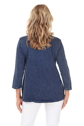 French Terry Double Pocket Cardigan