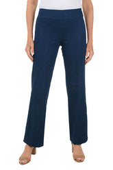 Flared Denim Pull-On Pant