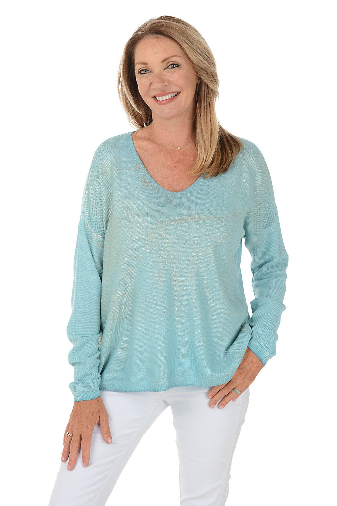 Shimmering Lightweight Sweater