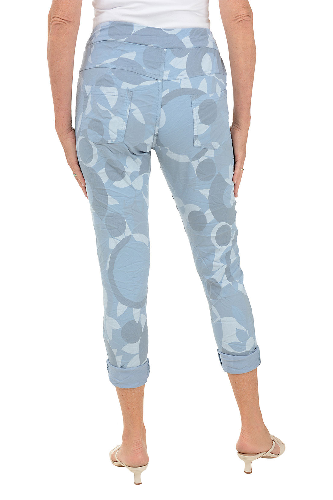 Blue Flower Camouflage Jogger Pant