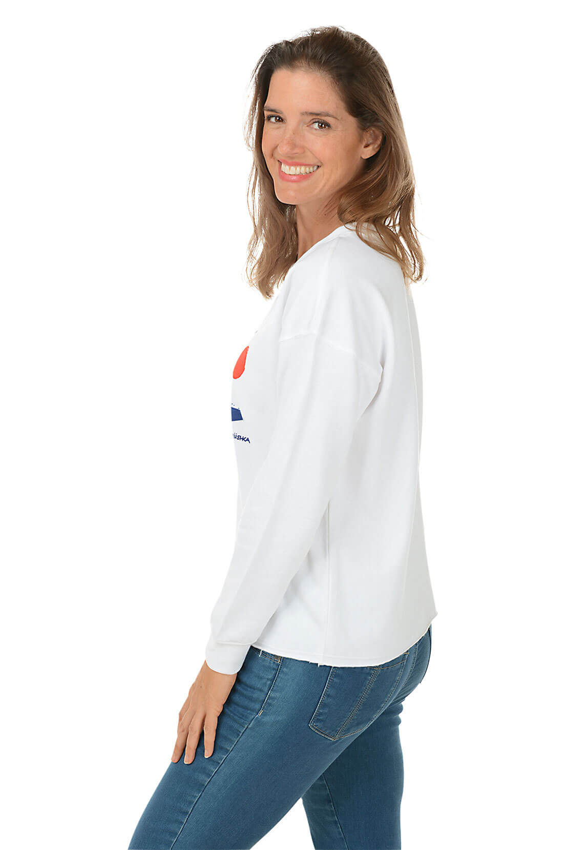 Boat Sun Drop Shoulder Sweatshirt