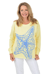 Starfish Drop Shoulder Sweatshirt