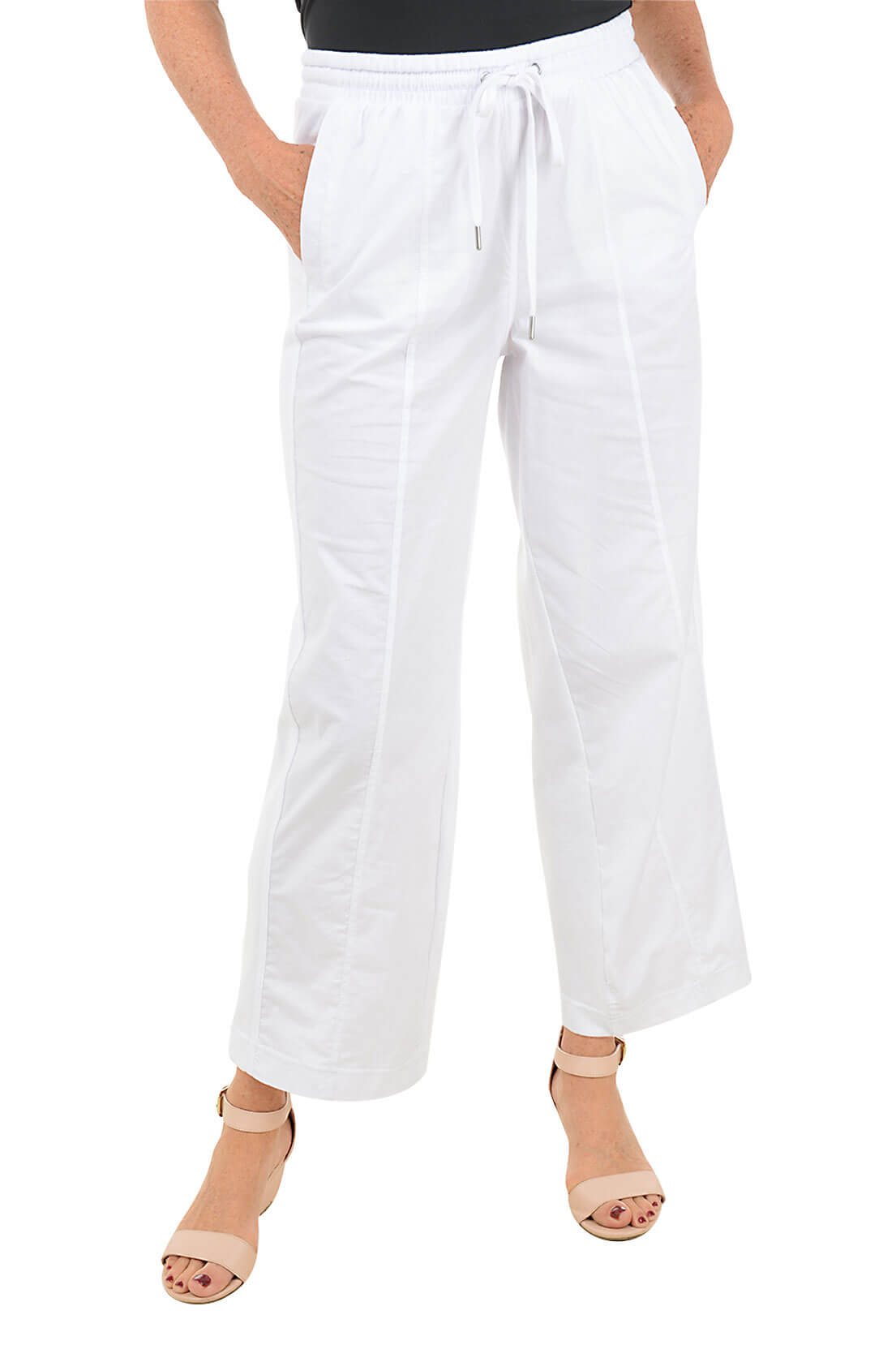 Button Tab Hem Jogger Pant