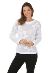 Daisy Open Weave Sweater