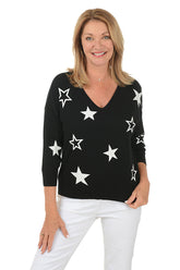 Starry V-Neck Sweater