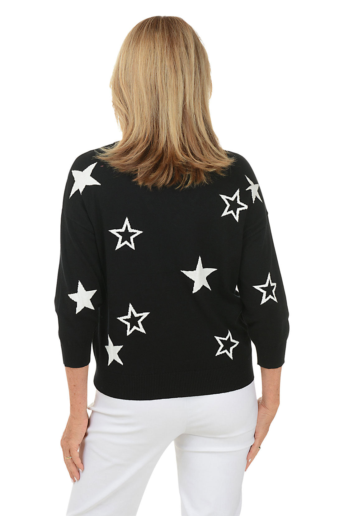 Starry V-Neck Sweater