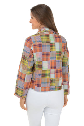 Jane Madras Plaid Jacket