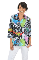 Petite Vita Button-Front Shirt