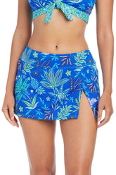 Desert Bloom High-Waisted Swim Skirt