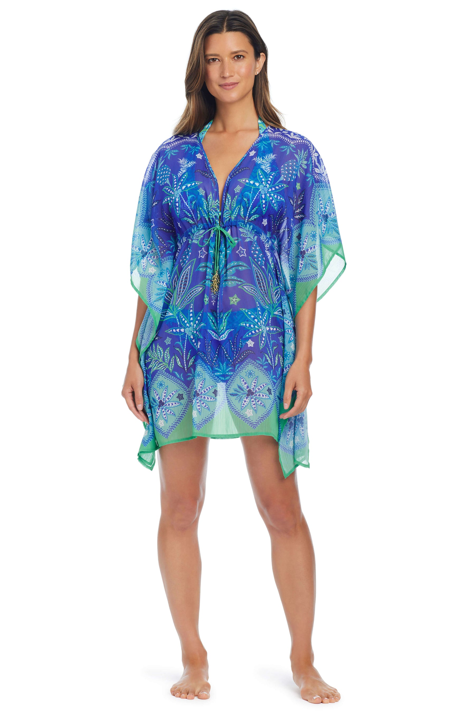 Desert Bloom Chiffon Caftan