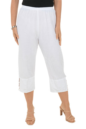 Crinkle Cabana Capri Pant