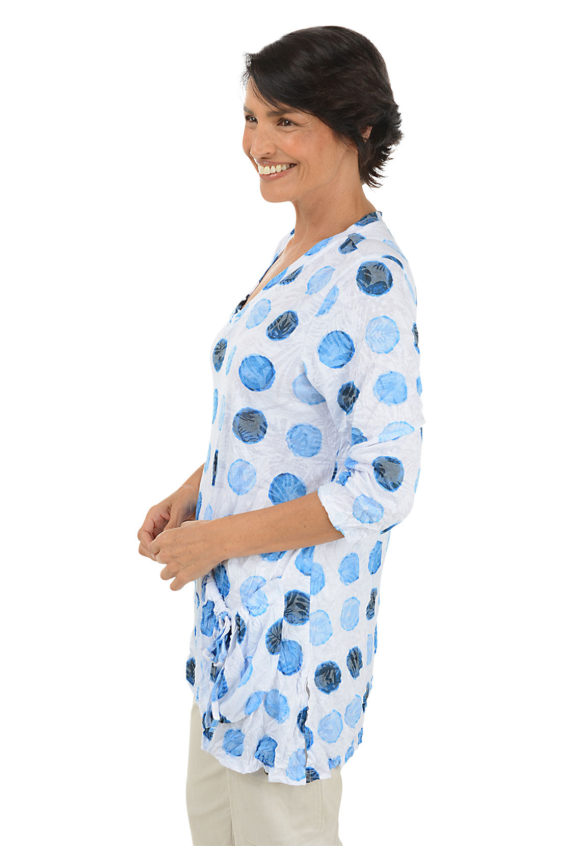 Moon Phases Crinkle Pocket Tunic