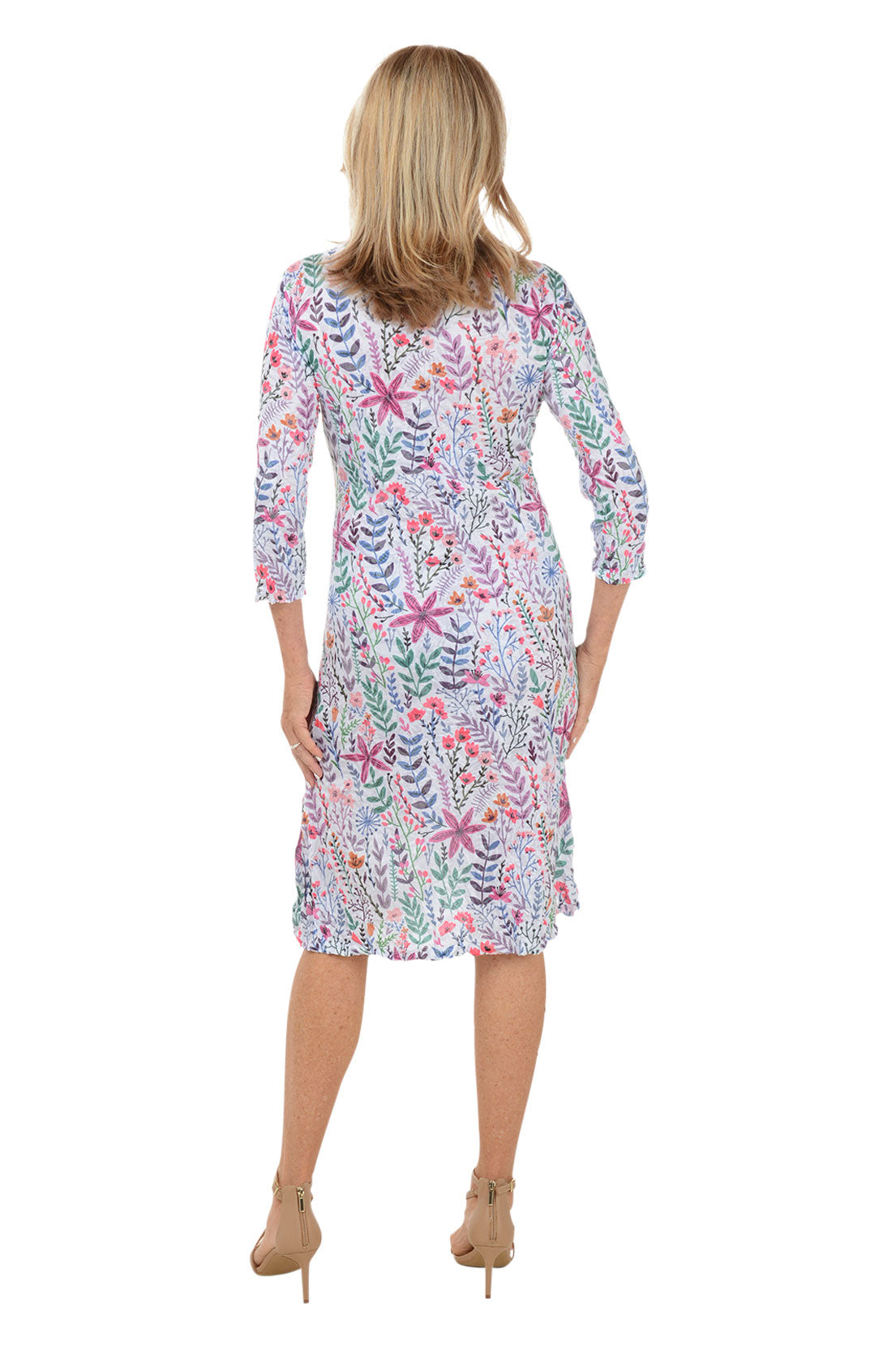 Botanica Layered Hem Crinkle Dress