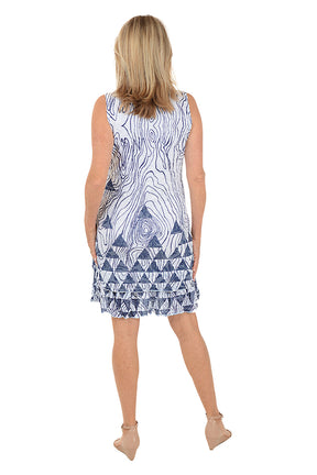 Elevation Layered Sleeveless Crinkle Dress