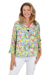 Floral Meadow Button-Front Shirt