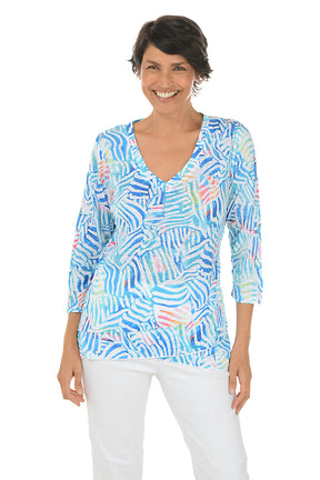 Angelfish Aura Criss Cross Tunic