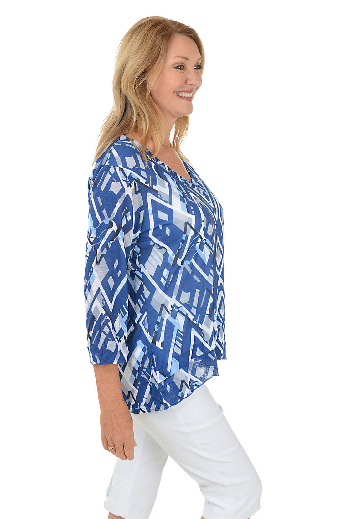 Diamond Facets Criss Cross Tunic