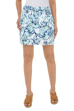 Waterfall Floral Slimming Skort