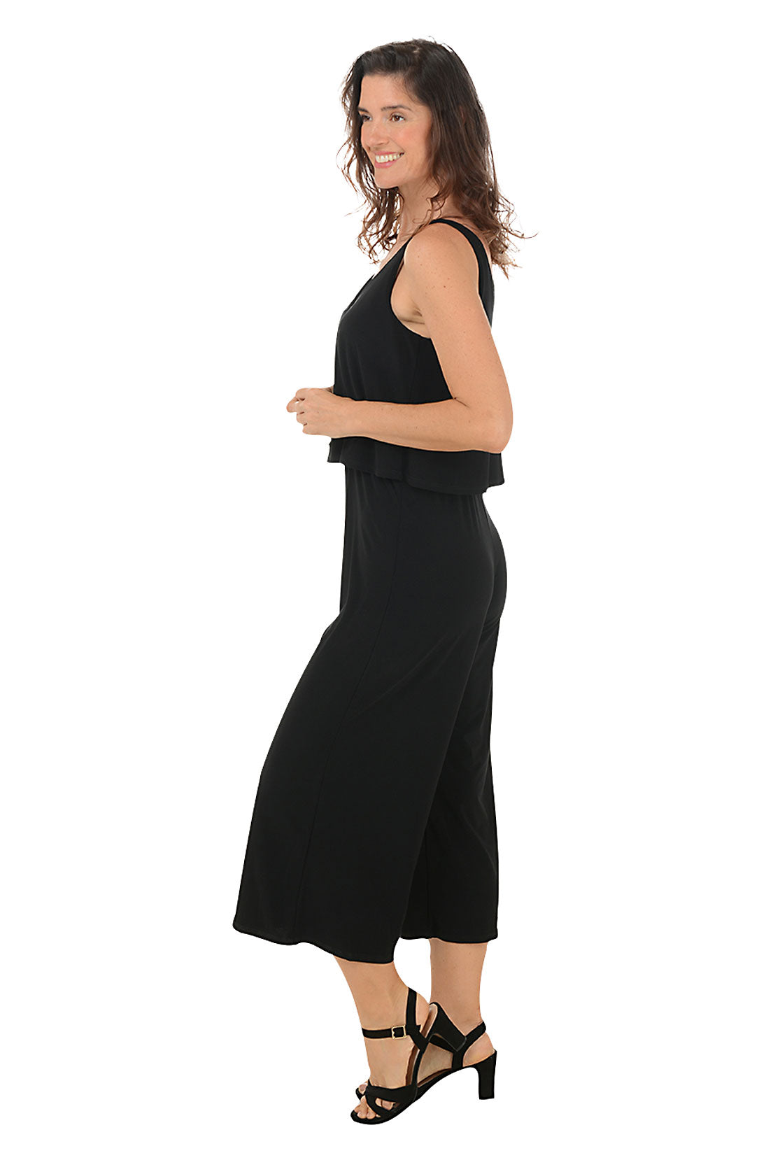 Popover Sleeveless Jumpsuit