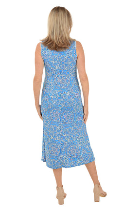 Paisley Sleeveless Maxi Dress