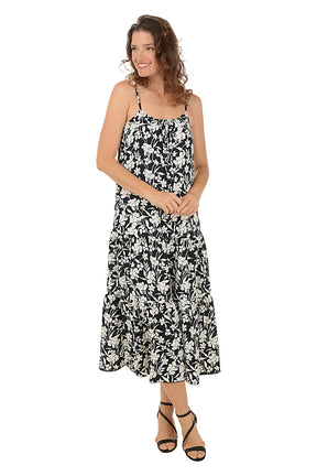 Wildflower Tiered Sleeveless Maxi Dress