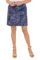 Aqua Swirl UPF50 Pull-On Skort