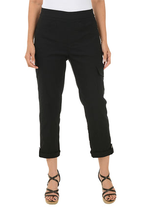 Pull-On Cargo Pocket Crop Pant