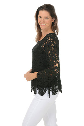 Crochet Bell Sleeve Top