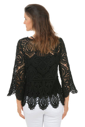 Crochet Bell Sleeve Top