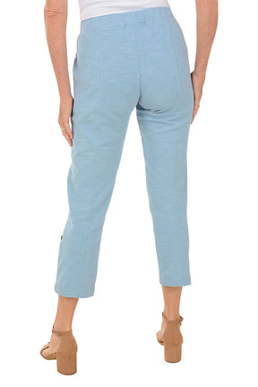 French Terry Roll Tab Relaxed Ankle Pant