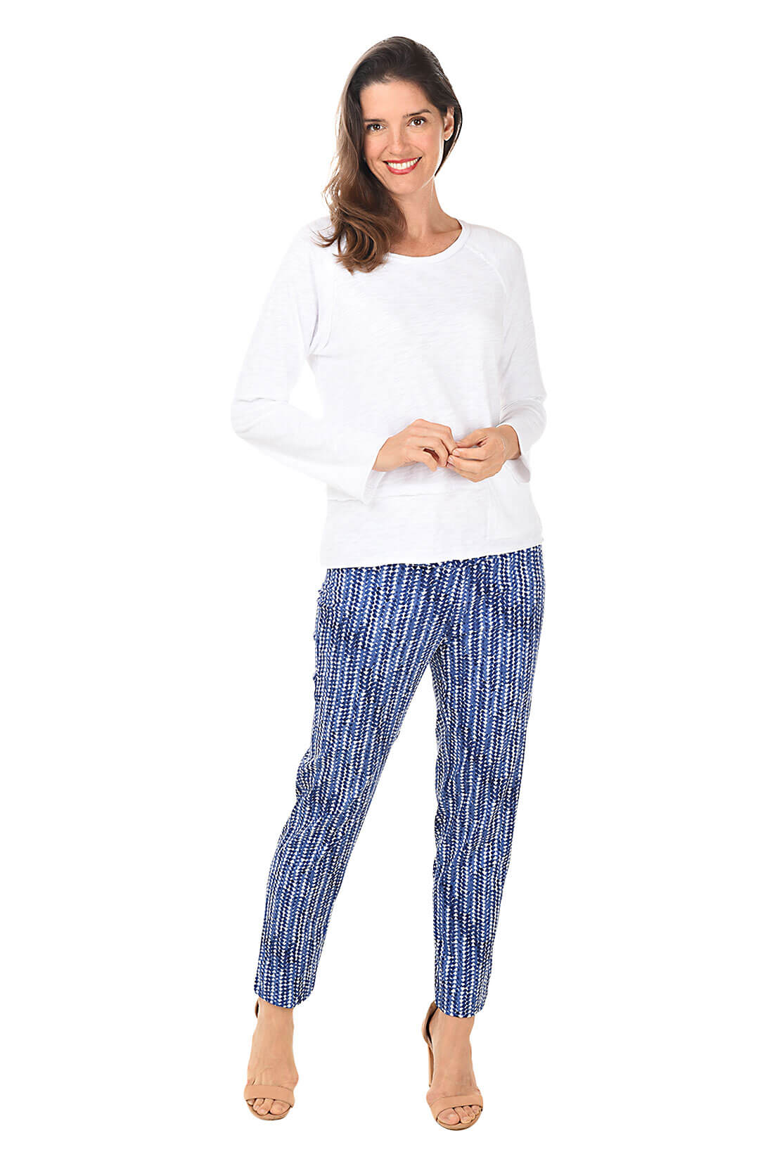 Twilight Sky Pull-On Ankle Pant