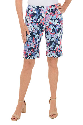 Ruby Orchids Pull-On Bermuda Short