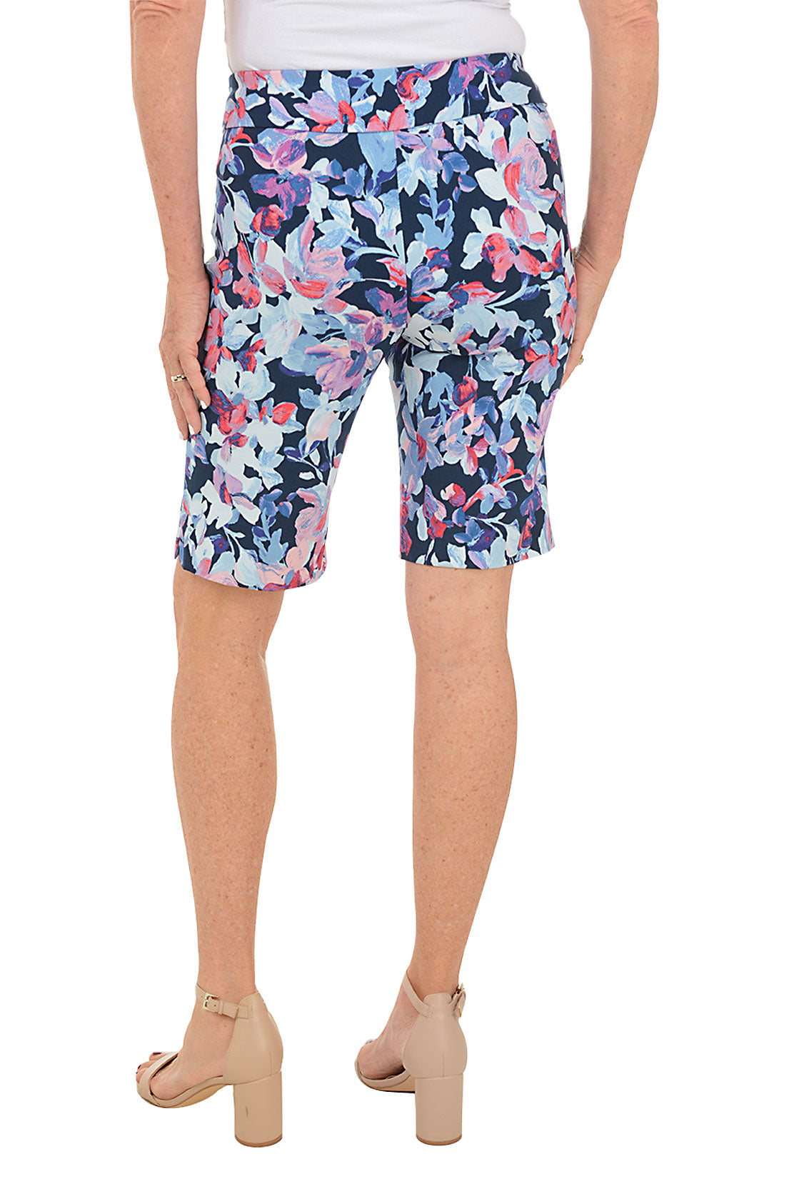 Ruby Orchids Pull-On Bermuda Short