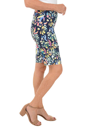 Rose Petals Pull-On Bermuda Short