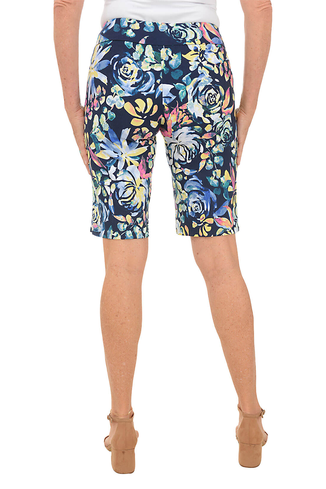 Rose Petals Pull-On Bermuda Short