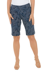 Riviera Flourish Pull-On Bermuda Short