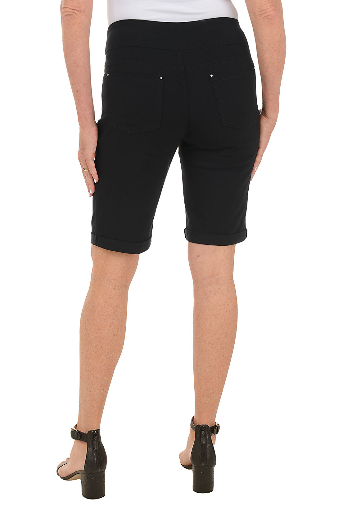 Pull-On Cuffed Bermuda Short