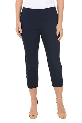 Side Grommet Capri Pant