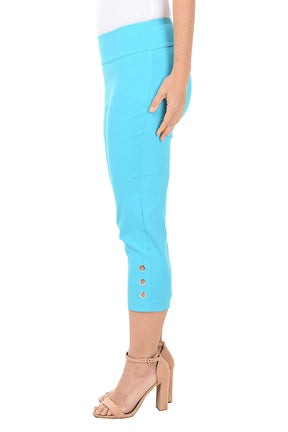 Side Grommet Capri Pant