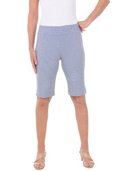 Pinstripe Pull-On Bermuda Short