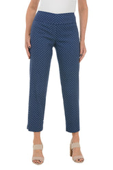 Polka Dot Pull-On Ankle Pant