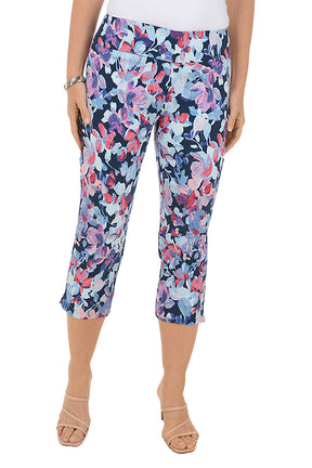 Ruby Orchids Pull-On Crop Pant