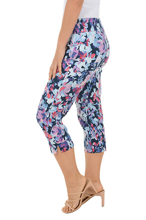 Ruby Orchids Pull-On Crop Pant