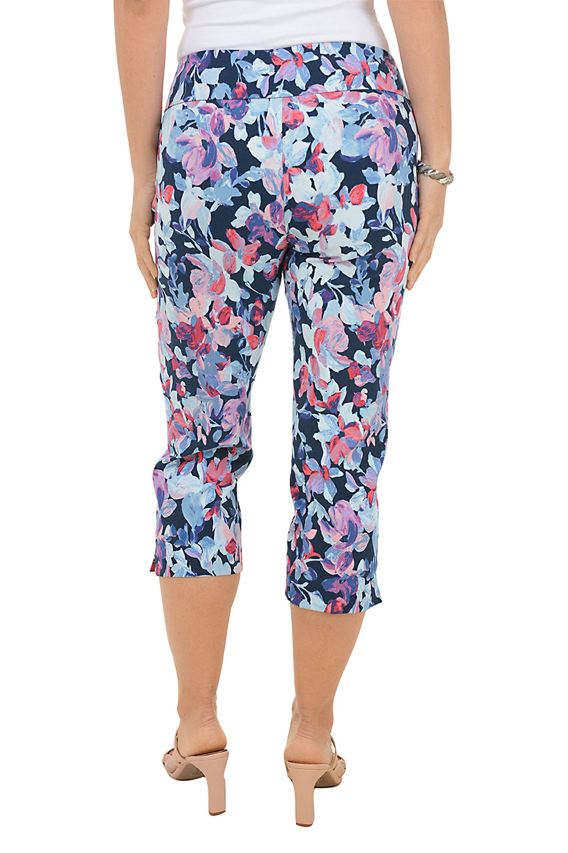 Ruby Orchids Pull-On Crop Pant