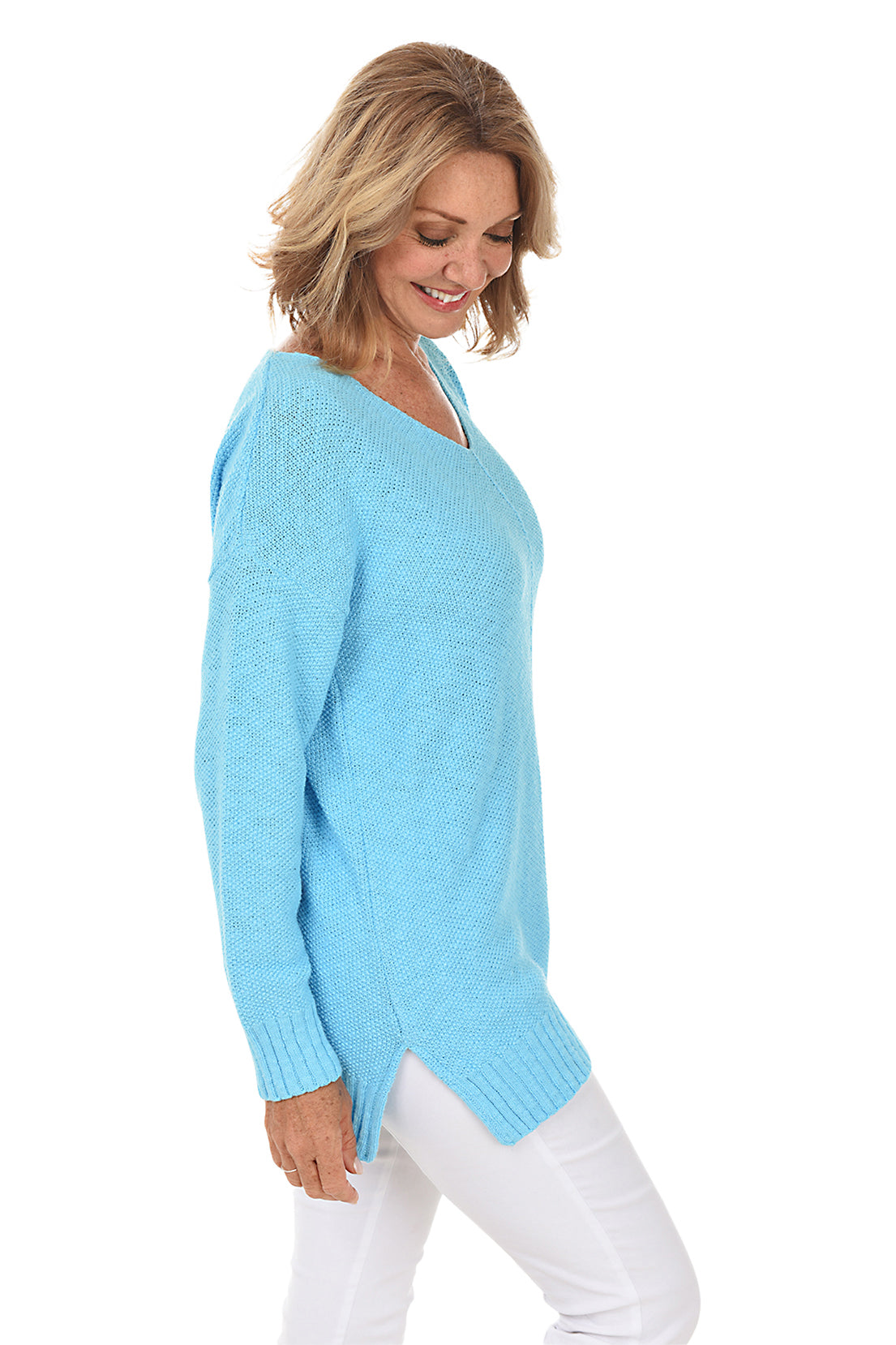 Avalin V-Neck Tunic Sweater - Multiple Colors – Close To You Boutique